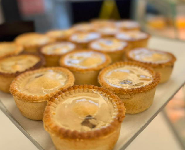 Traditional homemade cold pies from Whittles Bakery